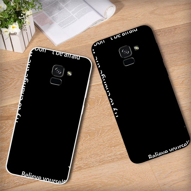 TPU чехол для samsung Galaxy A8 + плюс 2018 силиконовые Кирпич телефона 6 0 &quotдля a730F черный