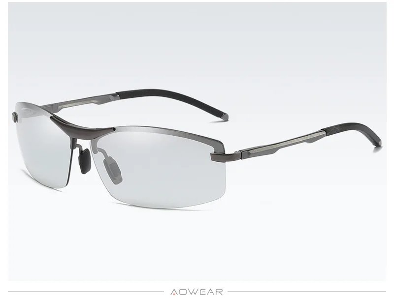 AOWEAR, фотохромные солнцезащитные очки, мужские поляризационные HD очки-хамелеоны, очки для дневного и ночного вождения, солнцезащитные очки gafas de so