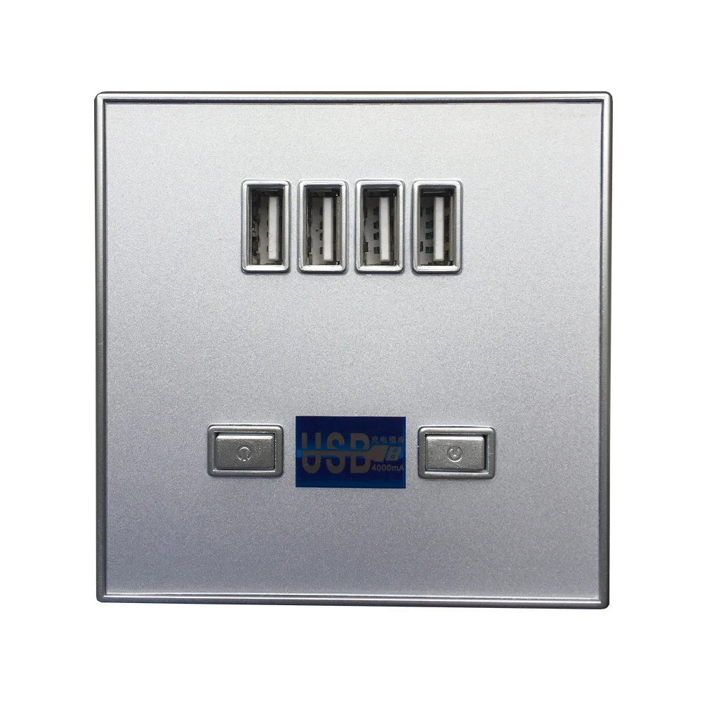 Новое поступление 2017 года 4 портовый быстрое зарядное устройство для домашнего