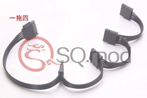 15Pin SATA male к 1/2/3/4/5 портам female компьютерный жесткий диск кабель HDD клетка caddy Power