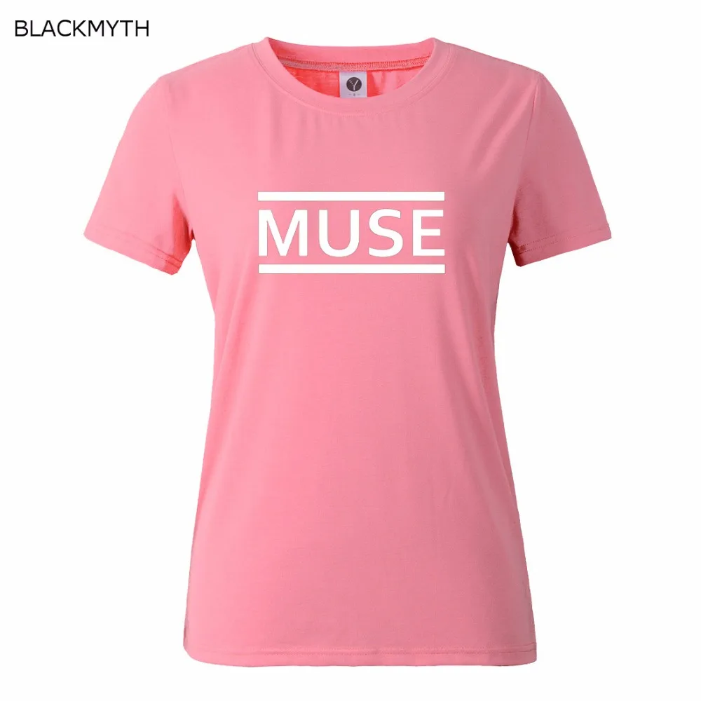 Новая летняя стильная футболка MUSE хлопковая с коротким рукавом женские футболки