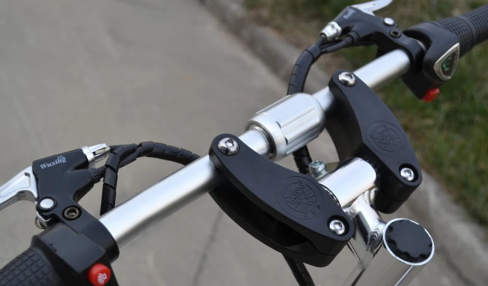 MTB mountain bike quick easy release aluminum alloy folding handlebar for SP8 foldable bicycle parts | Спорт и развлечения