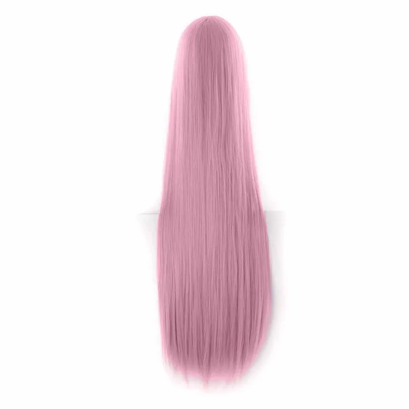 1B/27HL MapofBeauty, длинные прямые парики для косплея, костюм, Мультяшные ролевые парики, белый, синий, розовый, черный, блондин, парик, вечерние синтетические волосы - Цвет: 1B/27HL