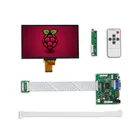 Экран 1024*600, ЖК-дисплей, TFT-монитор, фотография с платой драйвера дистанционного управления 2AV HDMI-совместимый VGA для Raspberry Pi 3