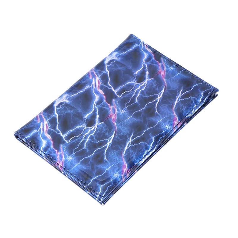 Чехол для паспорта Cool Lightning из искусственной кожи Гладкий женский чехол Дорожный