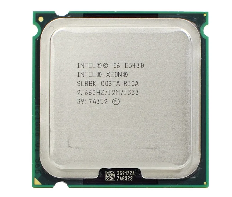 Процессор INTEL XEON E5430 SLANU SLBBK 2 66 ГГц 12 м 1333 МГц процессор работает на материнской