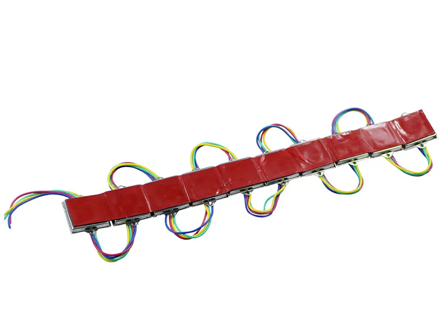 Супер яркий 20 шт./лот DC12V 5050 RGB светодиодный модуль 4 светодиода водонепроницаемый