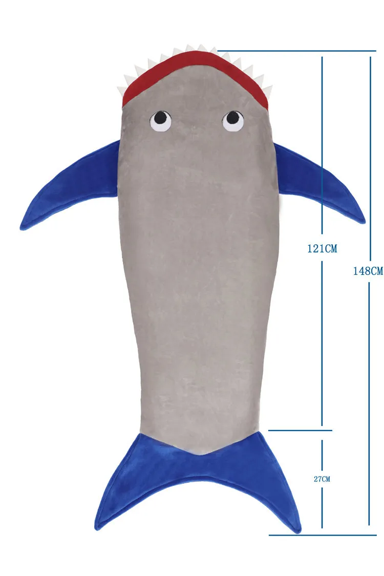 Детское супер мягкое вязаное одеяло для девочек Smartlife с хвостом русалки теплый