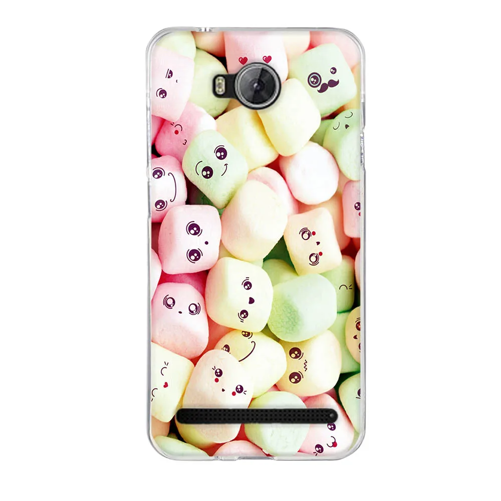 22 Для huawei Y3II чехол Чехол из мягкого ТПУ для huawei Y3 2 чехол для huawei Y3II Y3II-U22 LUA-U22 Lua-L21 узор Funda Капа бампер - Цвет: 22