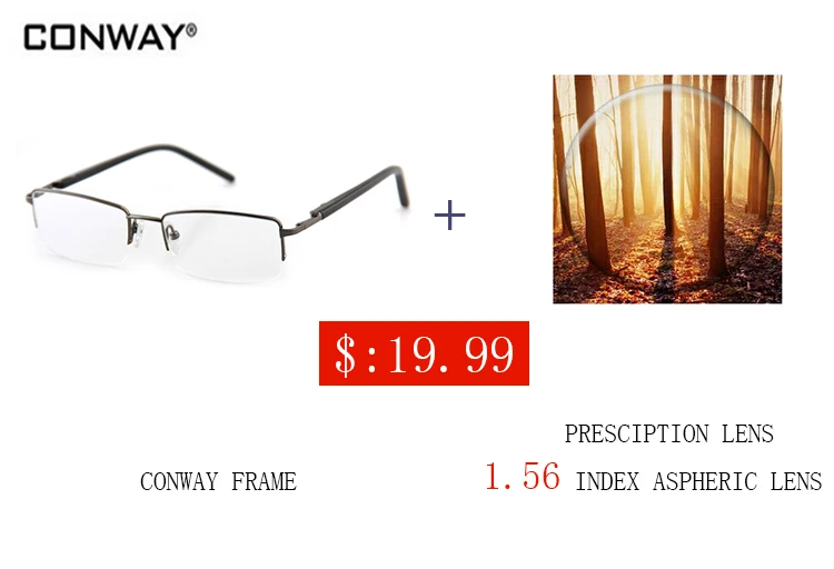 Конвей Рамки очки унисекс Для мужчин оптический Новое поступление s с прозрачной