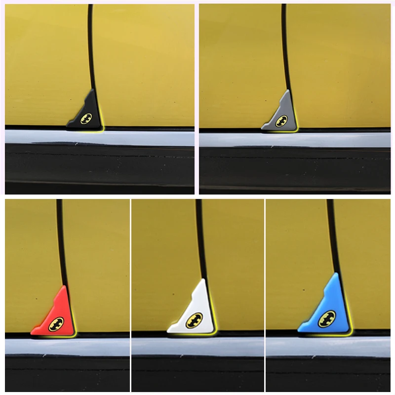 Овере 1 комплект двери автомобиля защиты Анти наклейки против столкновения для