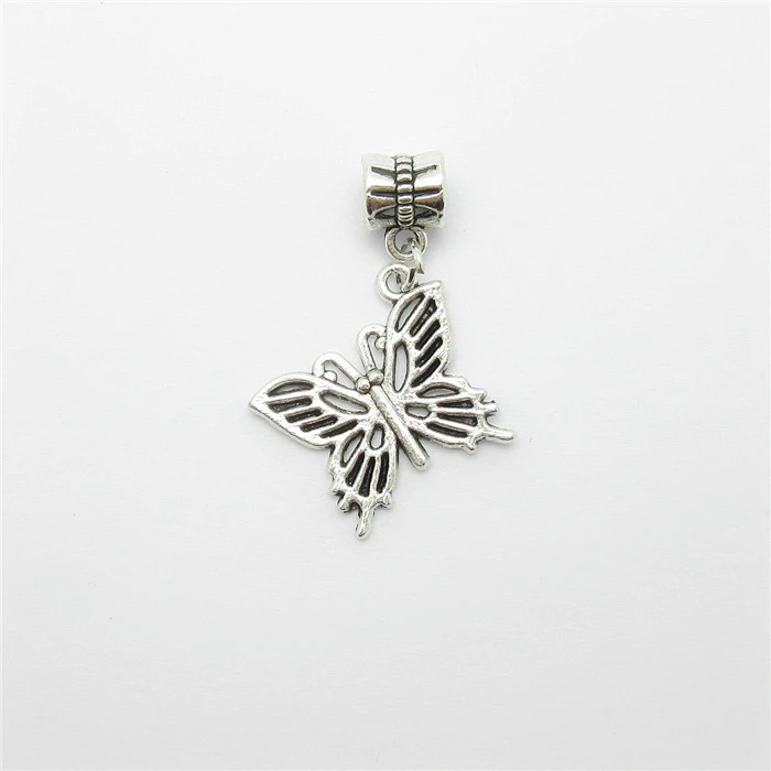 

12pcs Butterfly Charms Pendant Fit Europe Charm Bracelet DIY Pendants