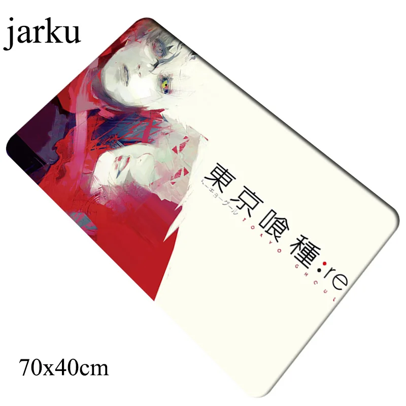 Size 700x400x3mm Коврик для мыши с изображением Токийского Гуля 700x400x3 мм подарок для мальчика компьютерный коврик для мыши геймерский геймпад геймерский Ноутбук игровой коврик для мыши Настольный коврик офисная мышь - Цвет: Size 700x400x3mm