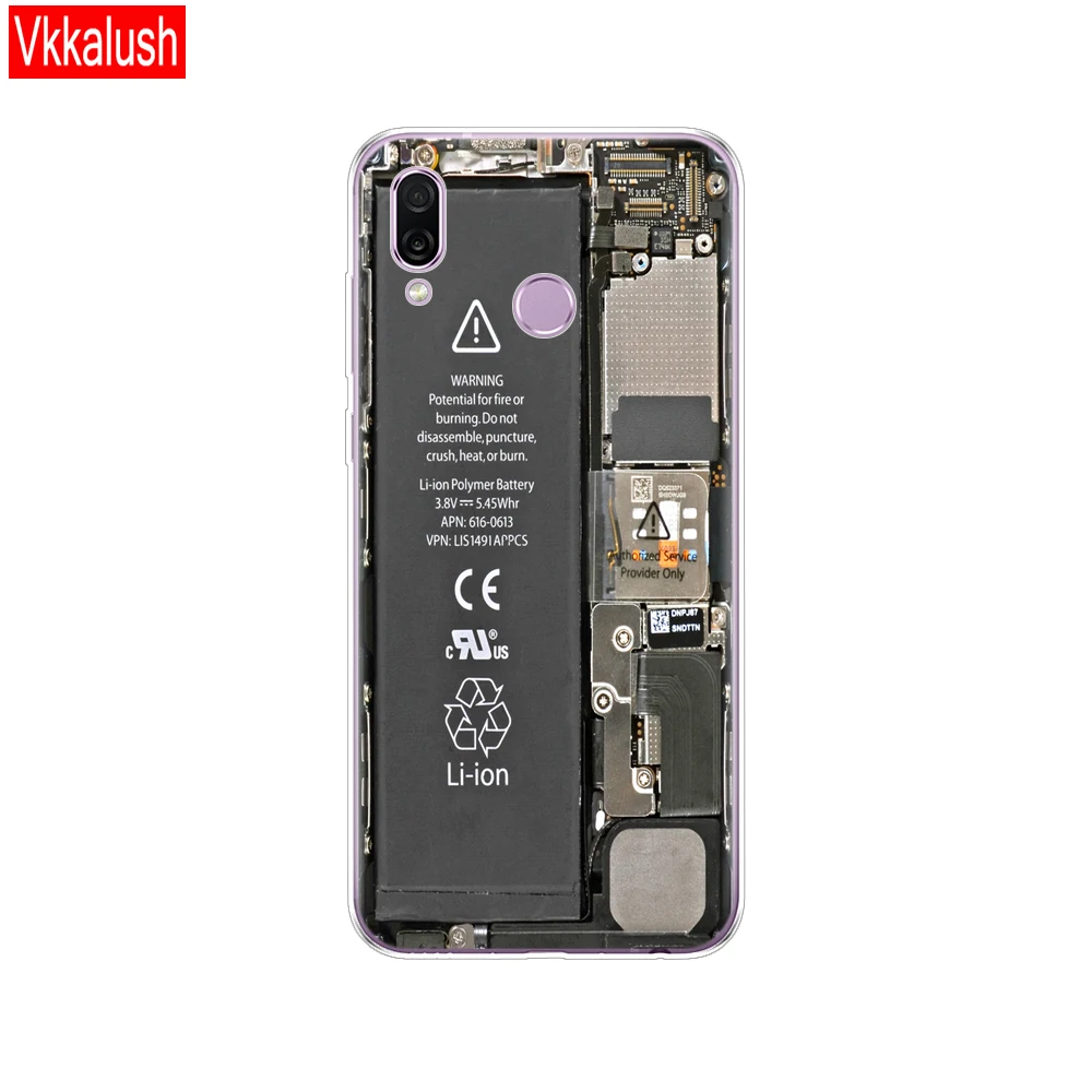 80051 Чехол для Honor Play, чехол 6,3 '', Мягкая силиконовая задняя накладка чехла из ТПУ для huawei Honor Play, чехол, чехлы, бампер - Цвет: 80051