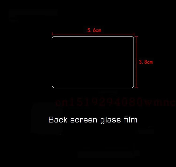 LCDscreen glass film Объектив Кепки/дождевик/объектив пленка ЖК-дисплей Экран протектор Защитная пленка из закаленного стекла для Go Pro Hero 5/6/7, черный спортивный Камера аксессуары - Цвет: LCDscreen glass film