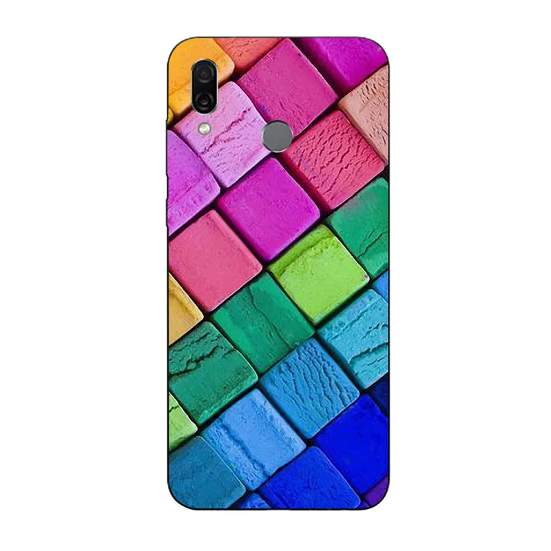 Силиконовый чехол для Huawei Honor Play силиконовый мягкий из ТПУ телефона 6 3 Funda|Бамперы|