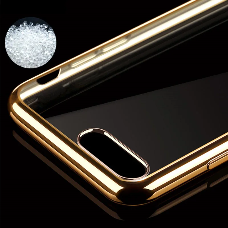 YueTuo original case for apple iphone 7 plus 7plus 8 8plus coque gold rose tpu ultra slim clear soft thin phone cover cases etui |