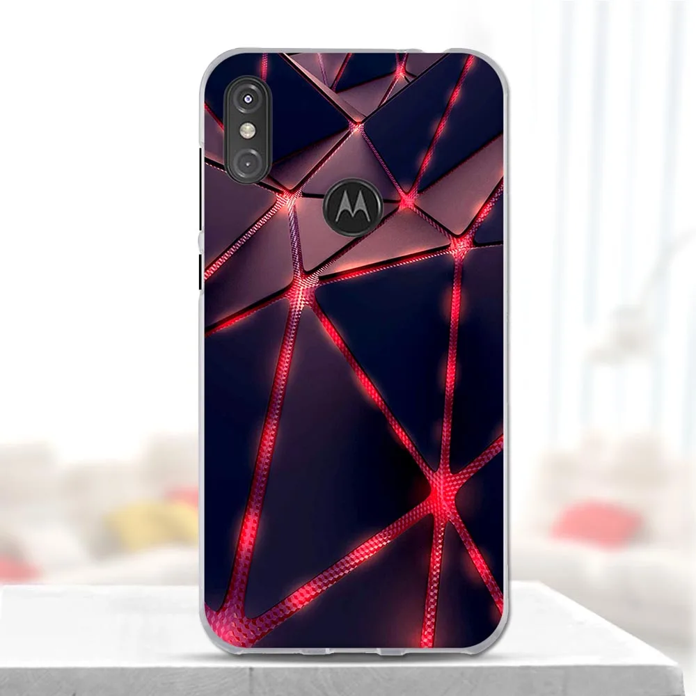 Чехол для телефона Motorola Moto P30 Note мягкий силиконовый чехол из ТПУ с изображением