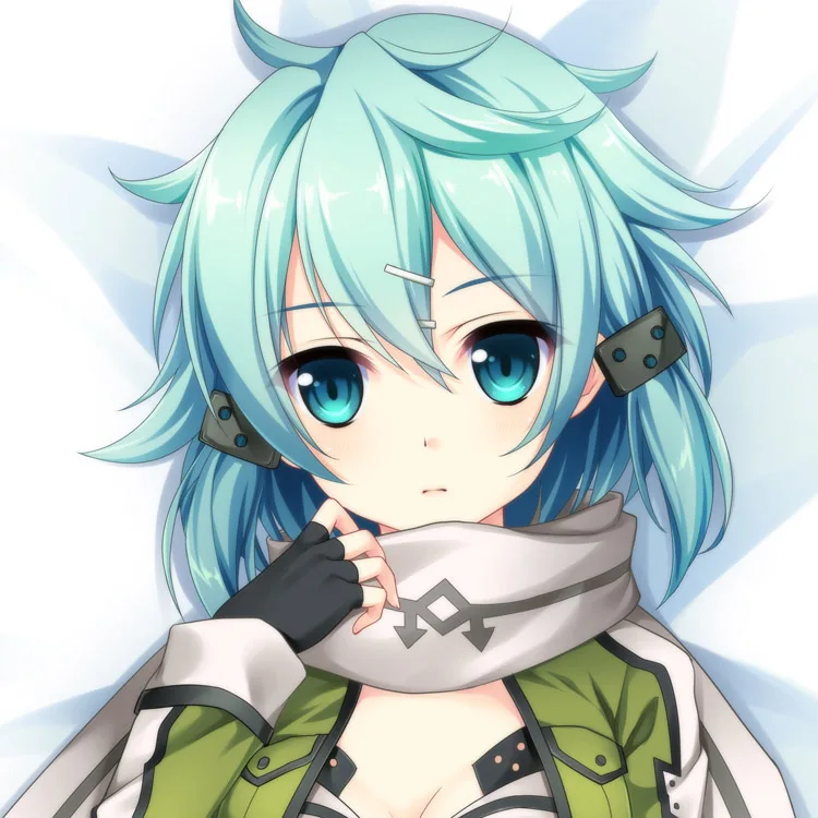 Японское аниме меч искусство онлайн Сан шино Сексуальная обнимающая подушка для