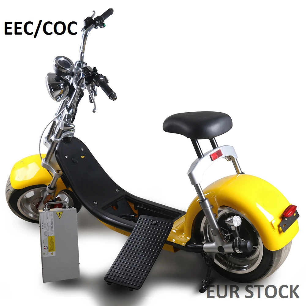 Европейский Сток sc14 COC EEC город Коко съемный аккумулятор скутер 800 Вт Citycoco электрический скутер велосипед