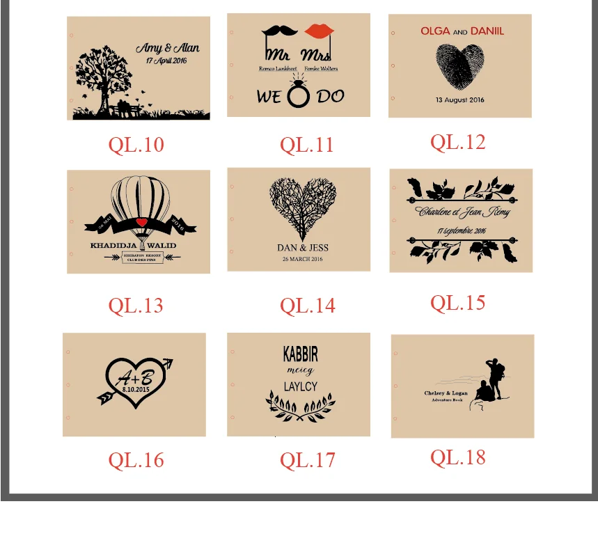 Персонализированная Свадебная Гостевая книга в деревенском стиле на заказ