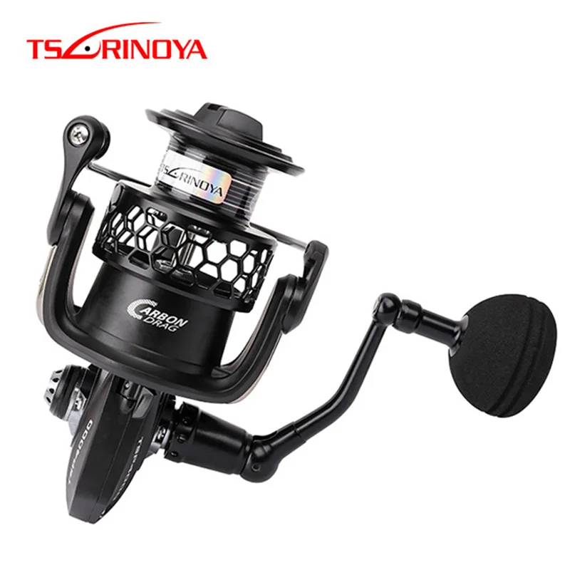 TSURINOYA TSP4000/5000 спиннинговая Катушка 12BB/5 2: 1 Макс тяга 12 кг полностью Металлическая