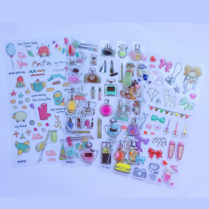 1 лист самоклеящиеся наклейки из ПВХ для телефона с эпоксидной