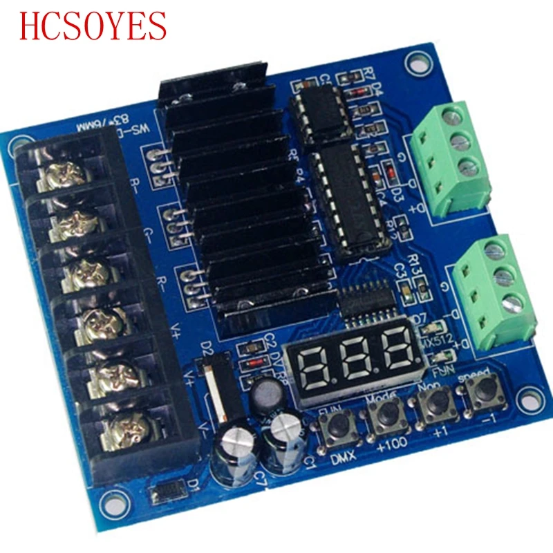 3CH 3 channel DC5V 24V 24A DMX max:8A * decoder led RGB controller|Контролеры RGB| |