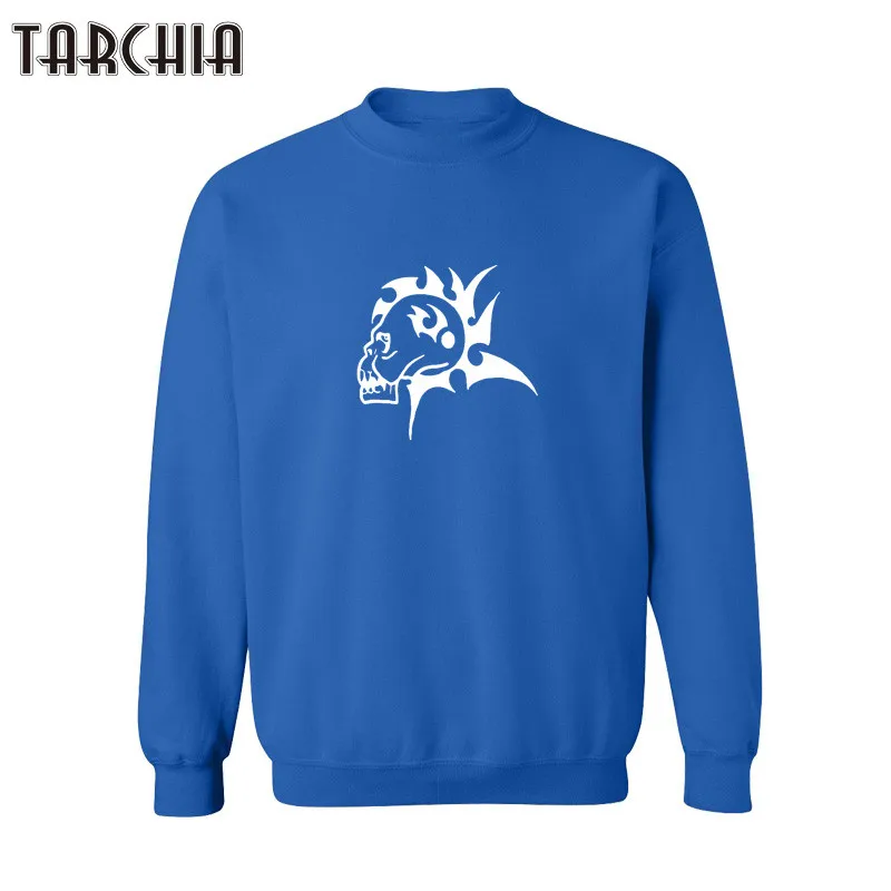 TARCHIA Мужская зимняя толстовка с капюшоном толстовки принтом лошади Пуловеры