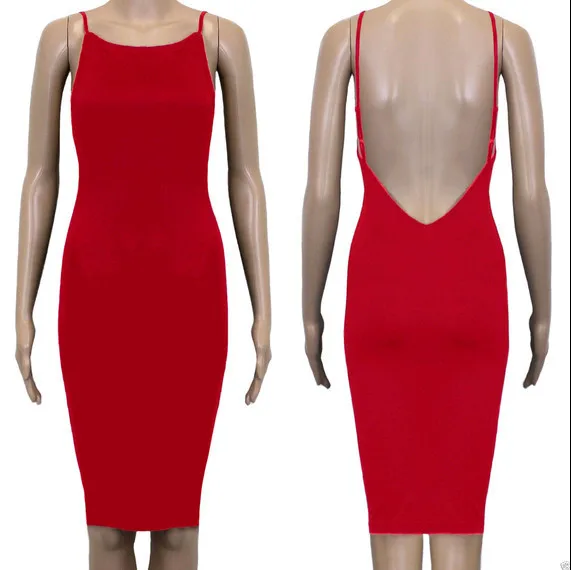 Новое летнее платье 2018 года женское однотонное сексуальное с оборкой для ягодиц