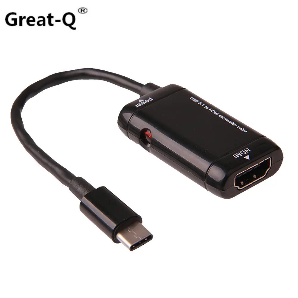 Кабель-адаптер USB 3.1 Type C к MHL совместимый с HDMI шнур 1080P для LeTV Le 1 max 1S Pro3 X600 X800 Phone HDTV |