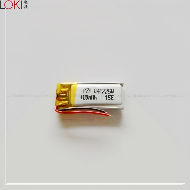 new hot bluetooth headset 401225 bracelet micro device smart wearable 3 7v polymer rechargeable lithium battery core li ion cell free global shipping