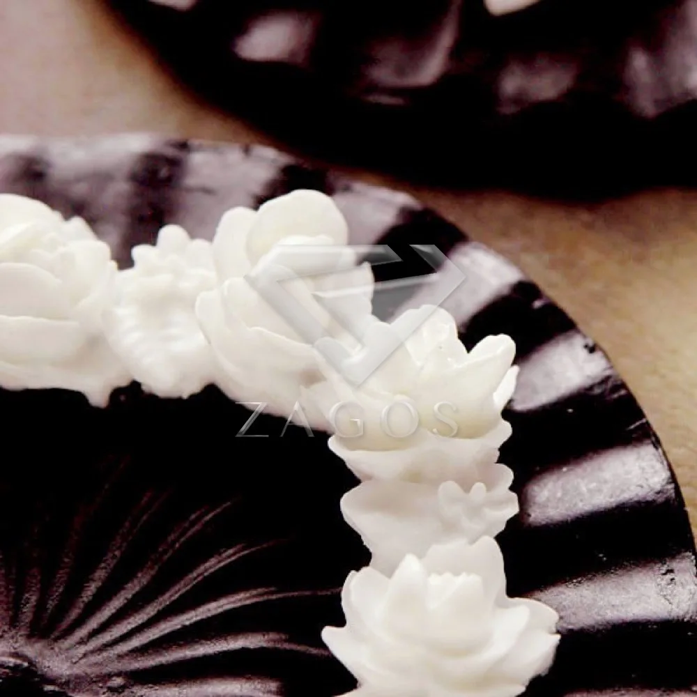 2 шт. полимер Винтажный стиль вентилятор цветок с плоской задней поверхностью