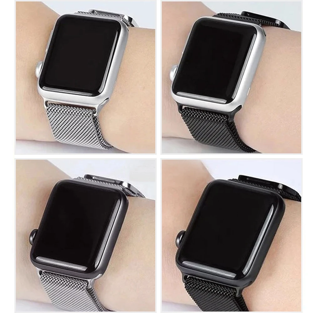 Ремешок для часов Leecnuo ремешок Apple Watch 42 мм 38 Миланская петля iWatch 1/2/3 | Наручные часы