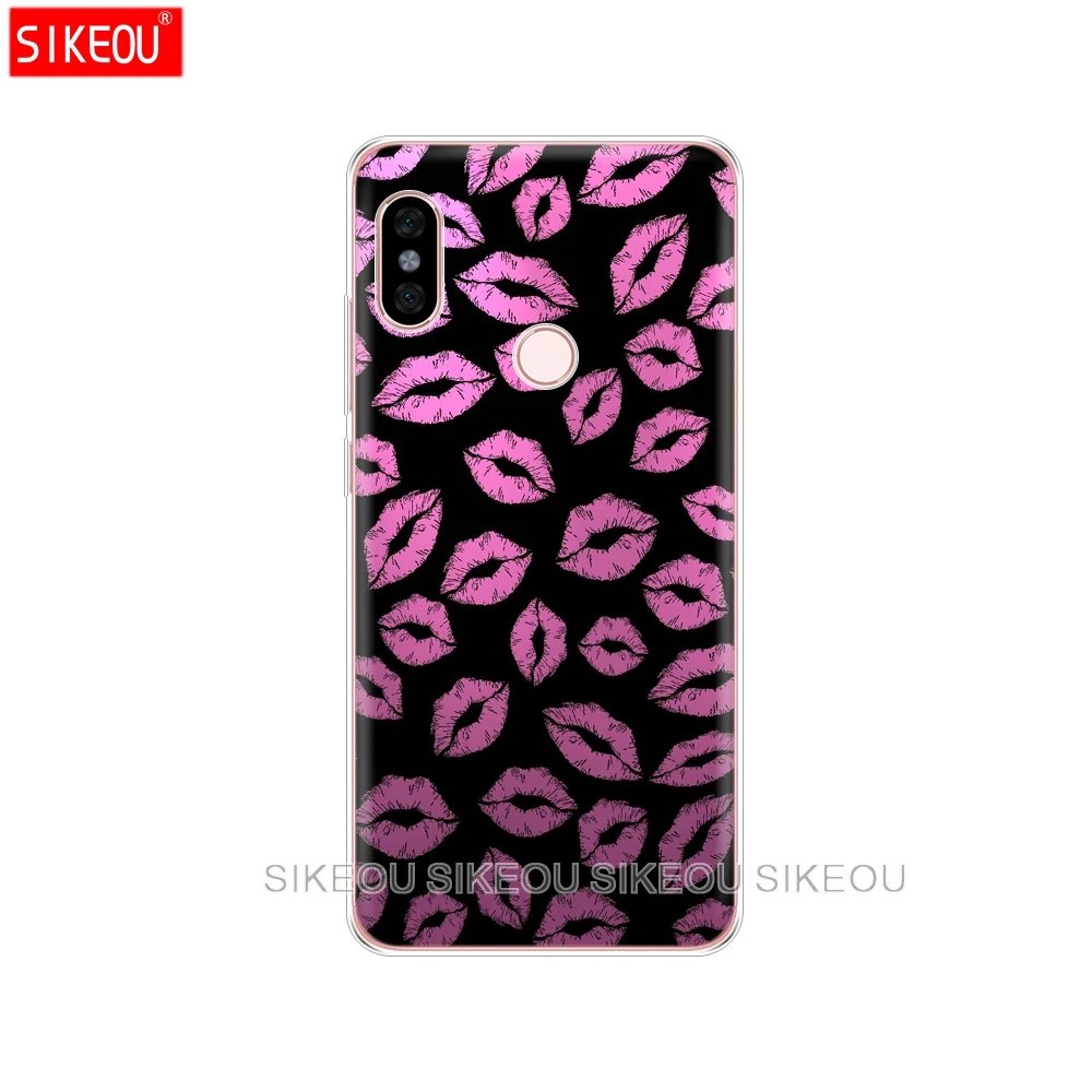 Силиконовый чехол для телефона Xiaomi redmi 5 4 1 1s 2 3 3s pro PLUS note 4X 4A 5A Kiss me губы помада
