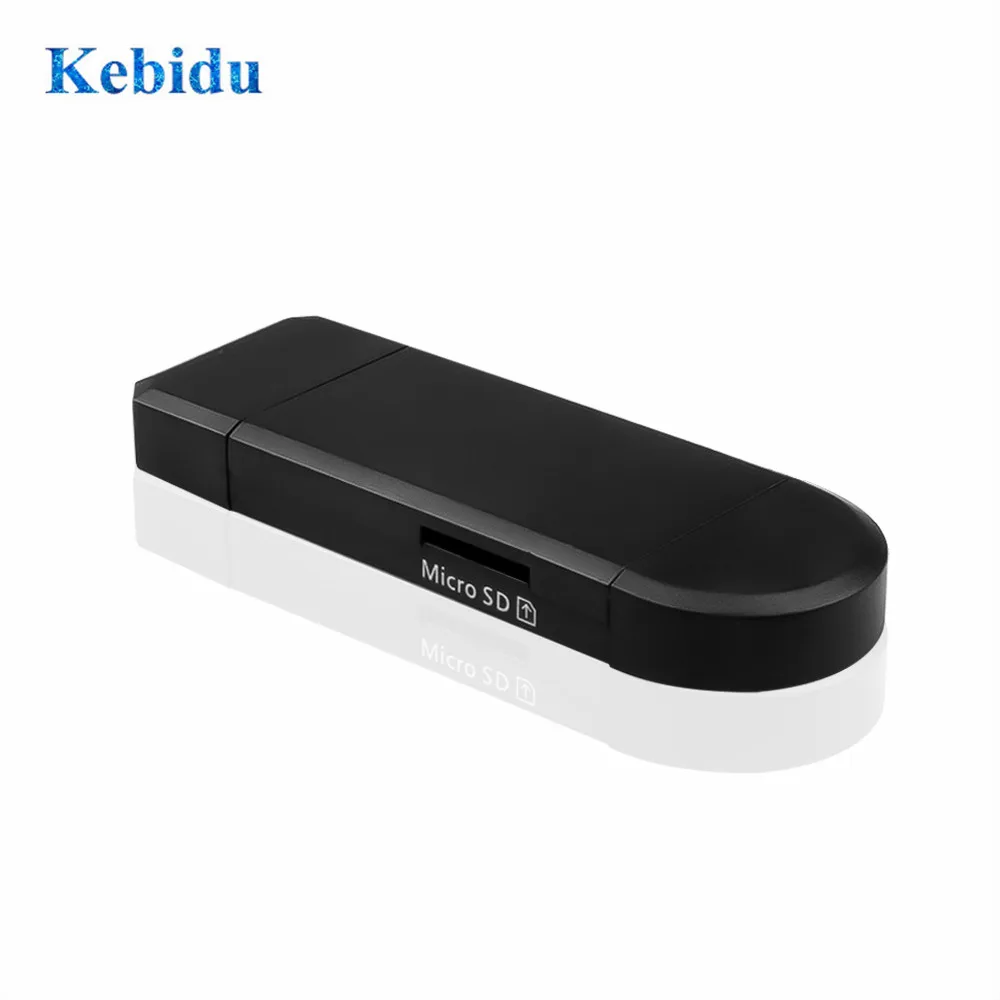 KEBIDU высокоскоростная r 3 в 1 OTG карта Reade Type C micro USB USB2.0 универсальная TF/SD для Android