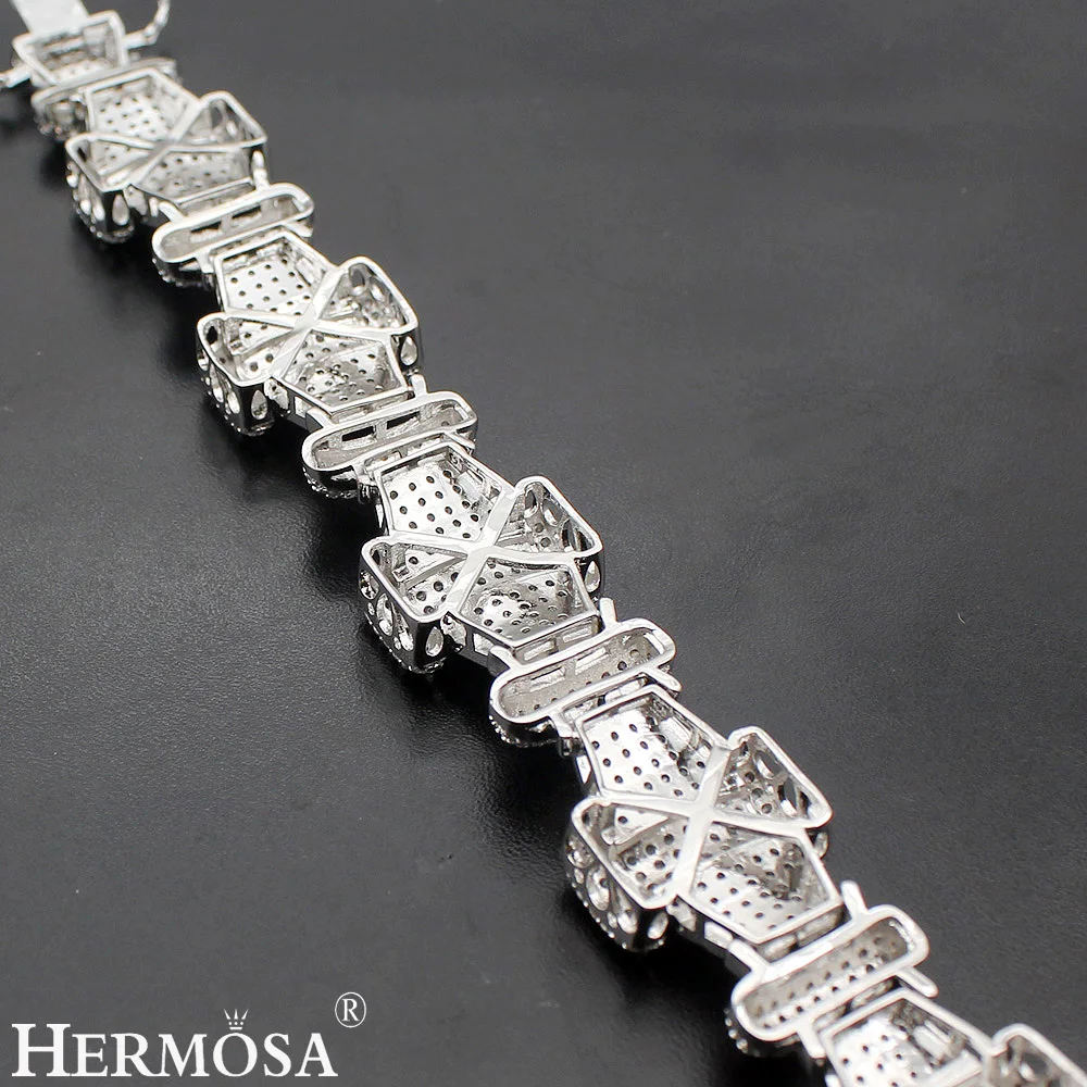 Эксклюзивный роскошный браслет Hermosa женские браслеты 7 дюймов восхитительный
