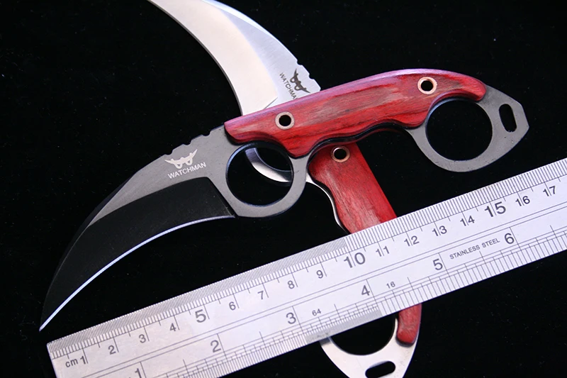 Охотничий нож Karambits с фиксированным лезвием охотничий высокого качества ножи для