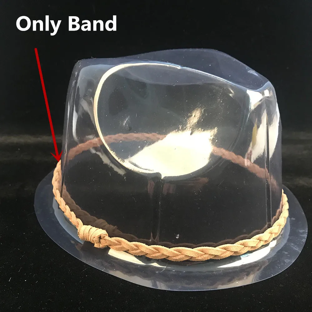 Band Женская Мужская шерстяная шляпа Chapeu Feminino Fedora Шляпа Laday фетр чародей церковь кепки душ волшебник шляпа большой размеры - Цвет: Band