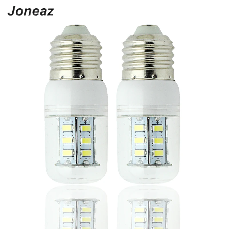 Joneaz 6x ampoules светодиодные лампы E12 E14 E27 B22 Gu10 G9 4 Вт кукурузные 5730 24 leds точечное