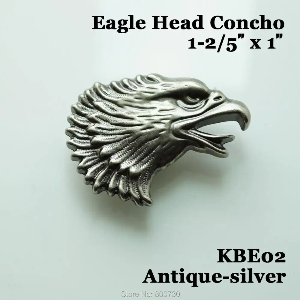 (KBE02) 10 шт. Western Concho Freedom Eagle Head Right Leathercraft | Дом и сад