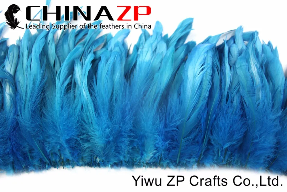 Высококачественные окрашенные бирюзовые синие петушиные перья CHINAZP Factory | Дом и
