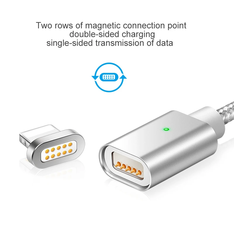 Elough E04 Magnetic Cable For iPhone XS X 7 5 6 Plus iPad Phones Fast Charging USB CableData Wire charger cable | Мобильные телефоны