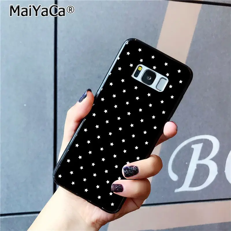 MaiYaCa красный золотой в горошек пользовательский Фото чехол для телефона Samsung Galaxy