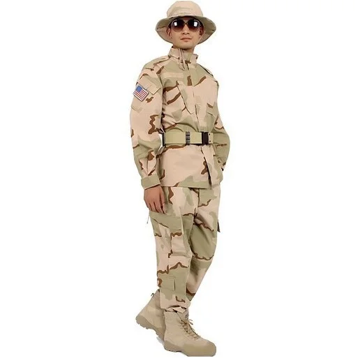 DESERT Camouflage Тактическая Пейнтбольная форма рубашка+ брюки пустыня BDU Камуфляж костюм наборы Военная страйкбол бой - Цвет: DESERT Camouflage