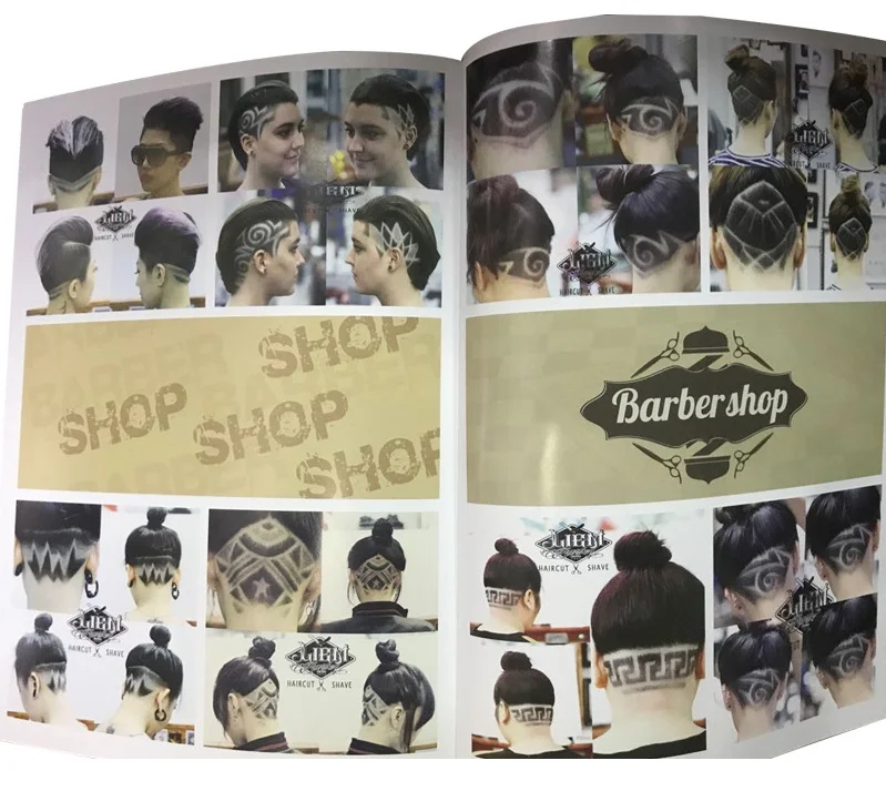 Новое поступление 283 типов волос стиль масло Слик и резьба Hairstyling дизайн книга парикмахерские журнал косметологическая красота книга