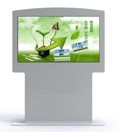 Высокая яркость ЖК цифровая вывеска 55 дюймовый сенсорный экран киоск наружная