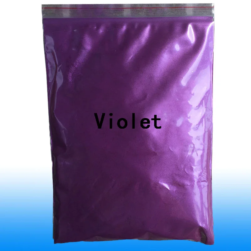 Фиолетовый перламутровый пигмент нанесенный в печати краски чернил косметика