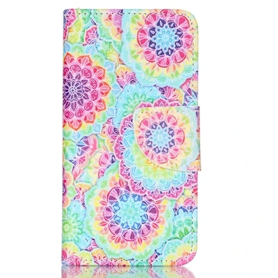 Для iphone 5 5S SE Чехол Flip Book мода роскошь искусственная кожа Слот для карты крышка телефонов Чехол для iPhone X 8 7 Plus 5 5S SE 6 6 S плюс - Цвет: E