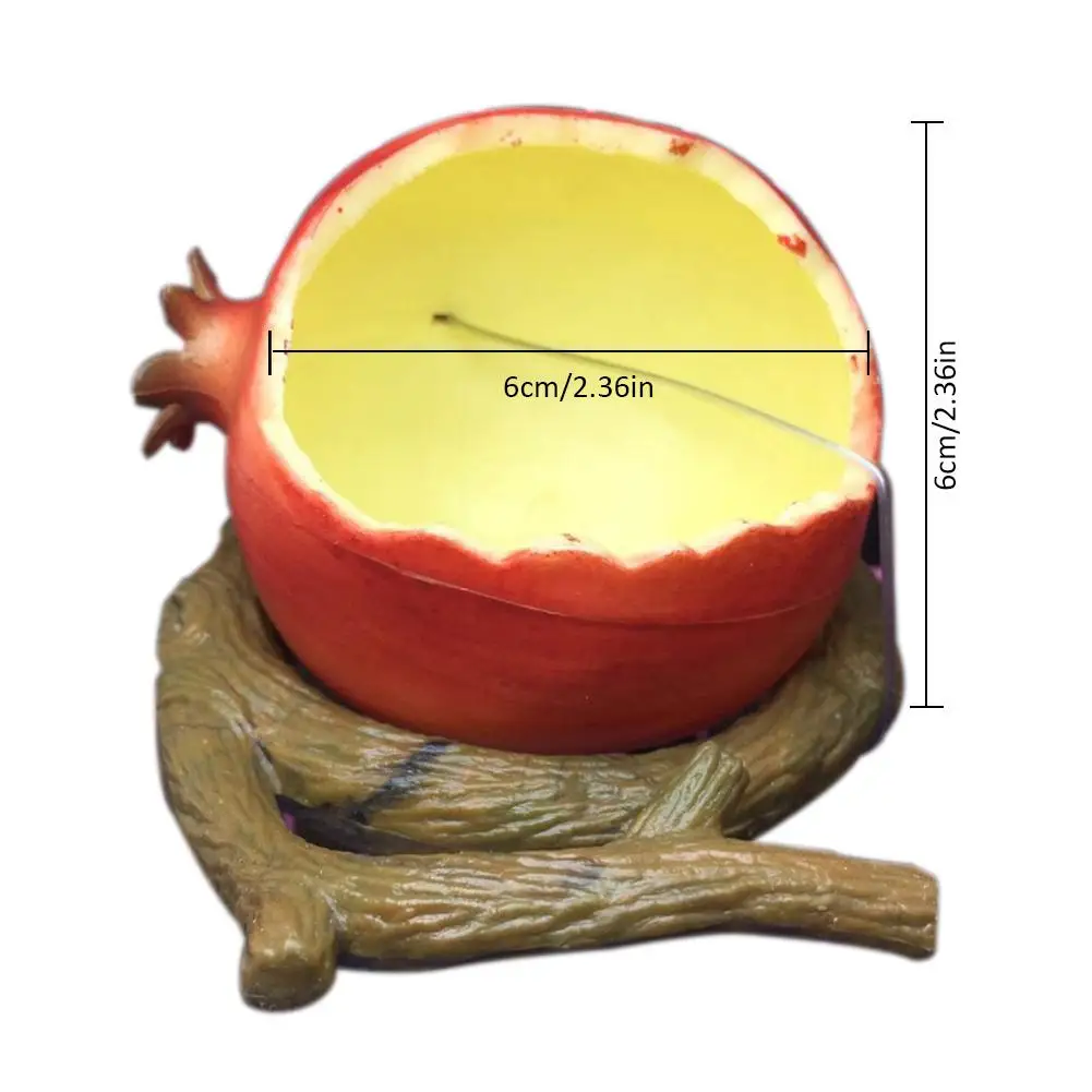 Кормушка для птиц в форме фруктов миска попугая хомяка контейнер еды подачи